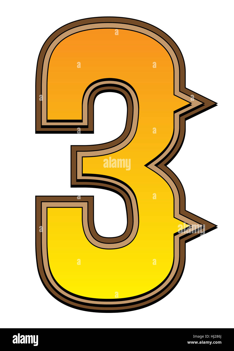 3 Inch INDIVIDUAL Western Layout Letters/Numbers