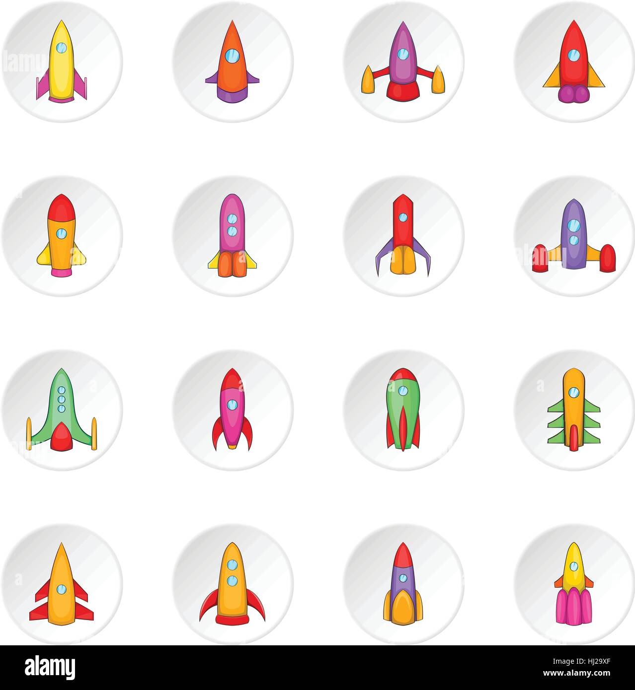 Space rockets silhouette Cut Out Stock Images & Pictures - Alamy