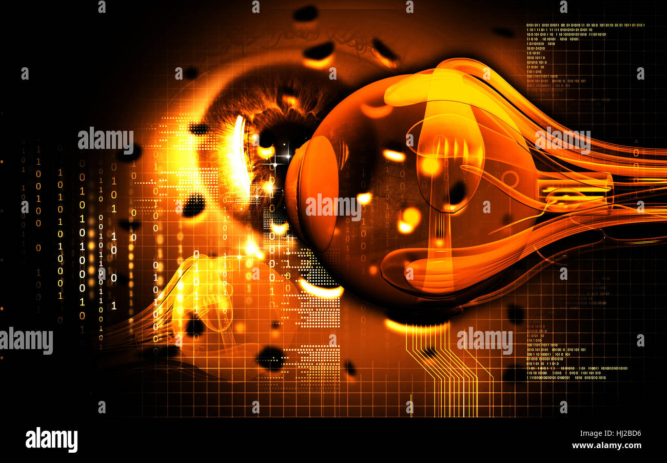 health, medicinally, medical, graphics, colour, illustration, pupil ...