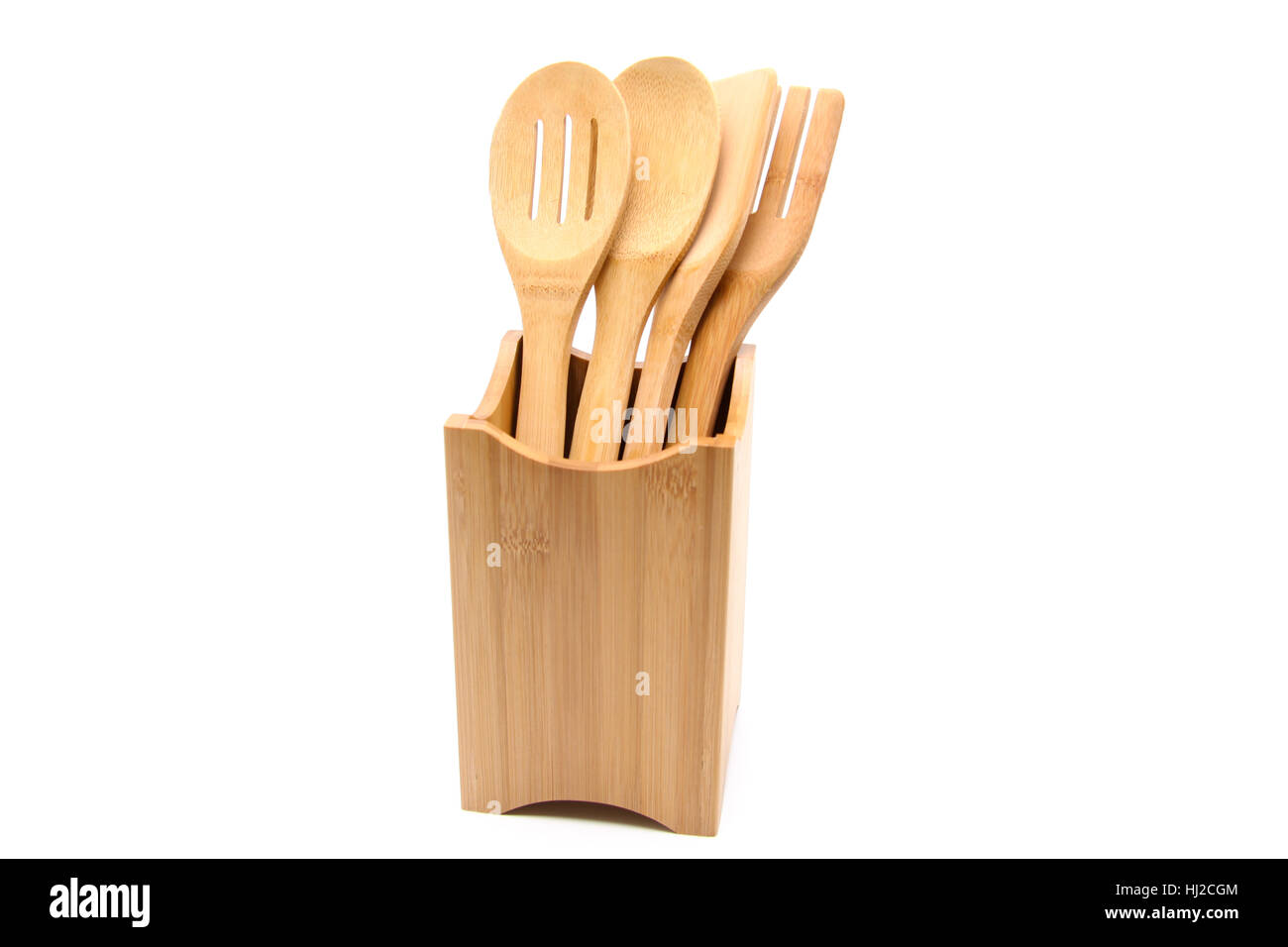 wooden spoon Stock Photo