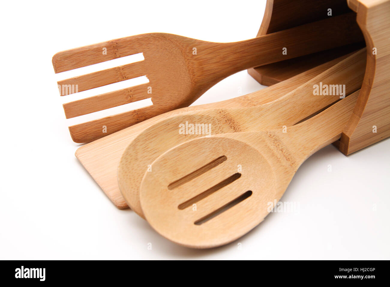 wooden spoon Stock Photo