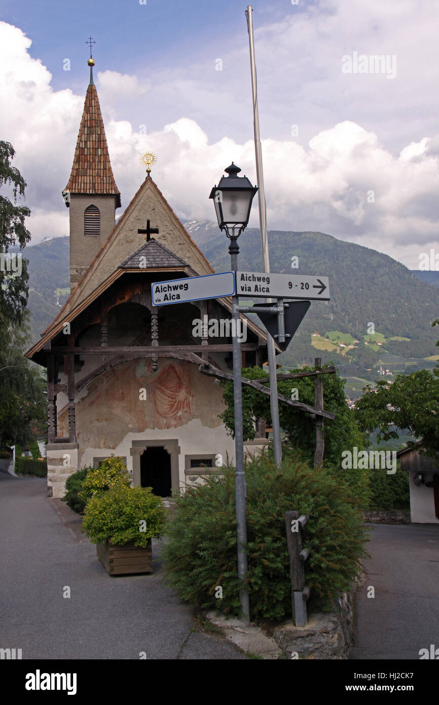 south tyrol, chapel, emblem, church, south tyrol, chapel, tyrol, emblem, Stock Photo