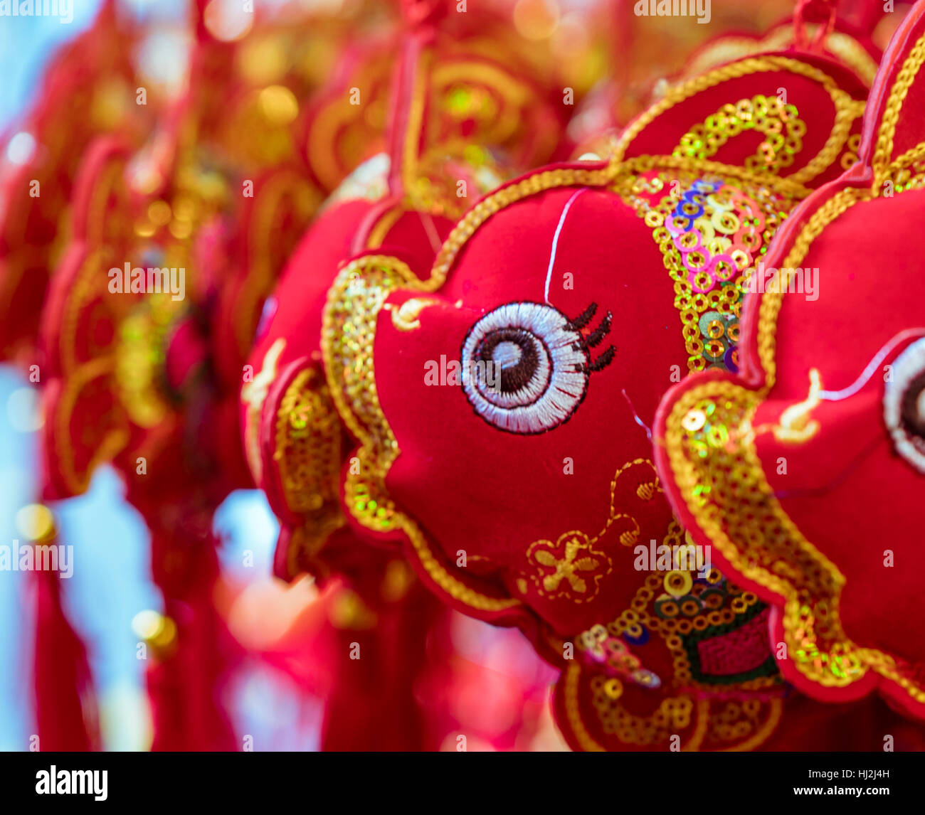 chinese new year fish decor
