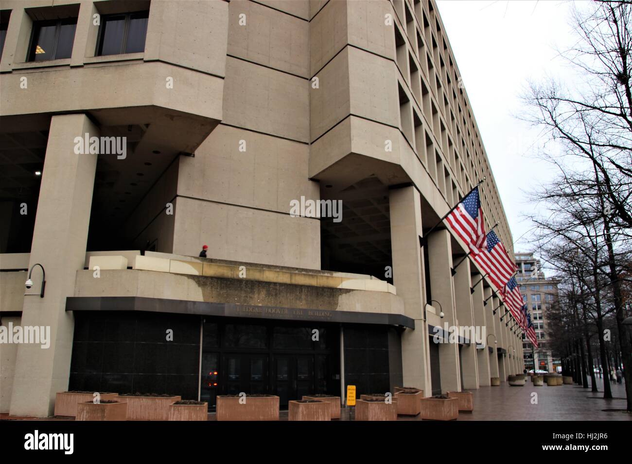 J. Edgar Hoover Building, Federal Bureau of Investigation (FBI) headquarters in Washington D.C Stock Photo