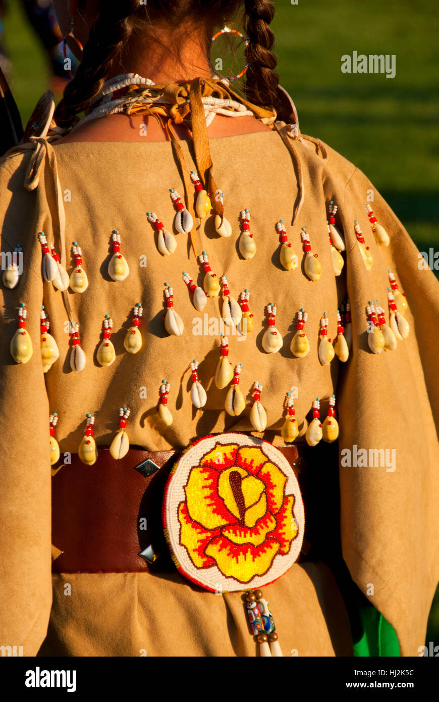 Native American girl in regalia, PiUmeSha Treaty Days, Warm Springs
