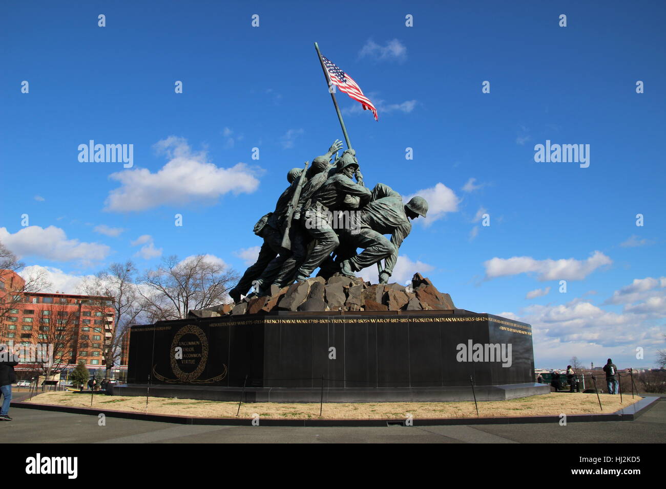 Marine Corps War Memorial - Iwo Jima Drawing By Betsy Hackett - Fine