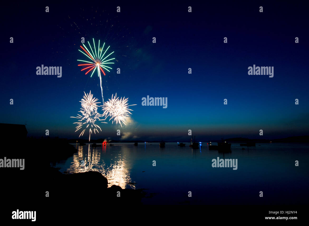 Lubec maine harbor hires stock photography and images Alamy
