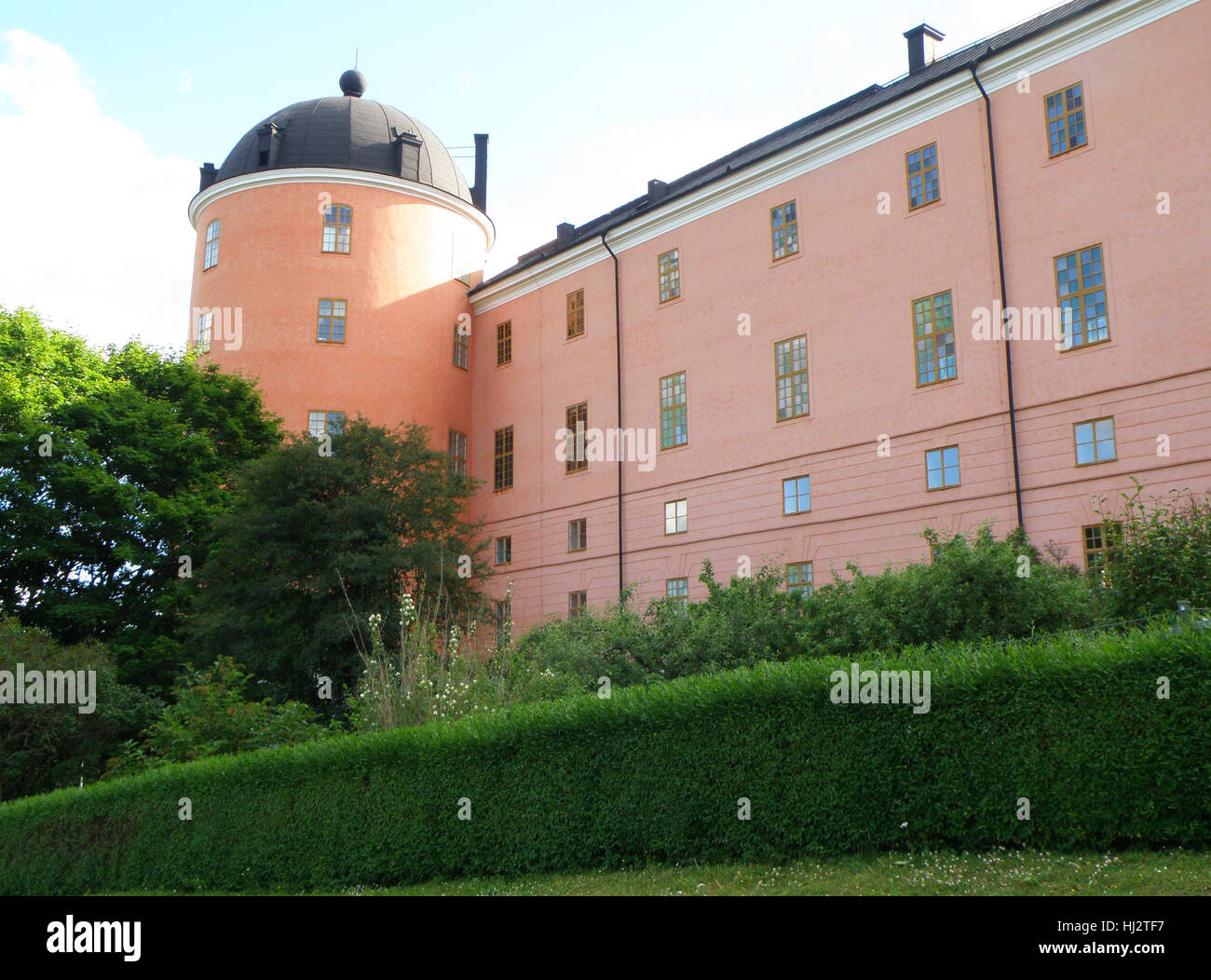 Uppsala Castle, the historic place on the hill, Uppsala of Sweden Stock Photo