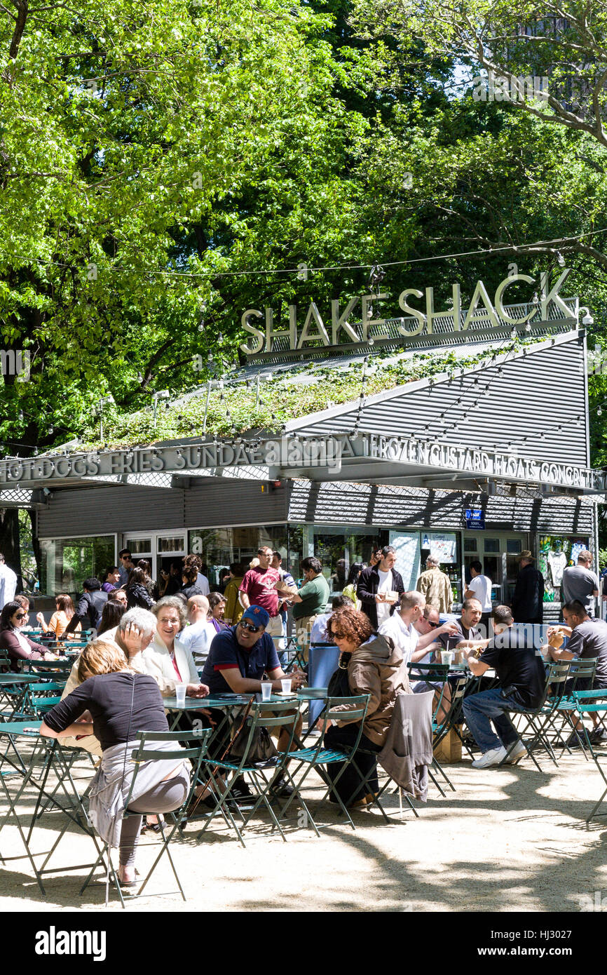 The Shake Shack, Madison Square Park, NYC Stock Photo Alamy