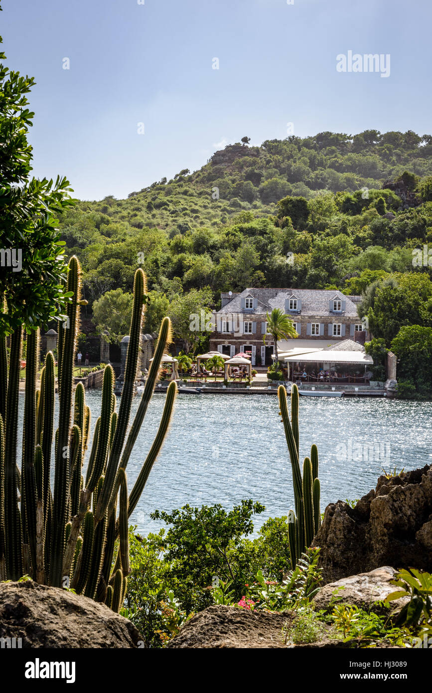 Pillars Restaurant at the Admiral's Inn, Nelson's Dockyard, English