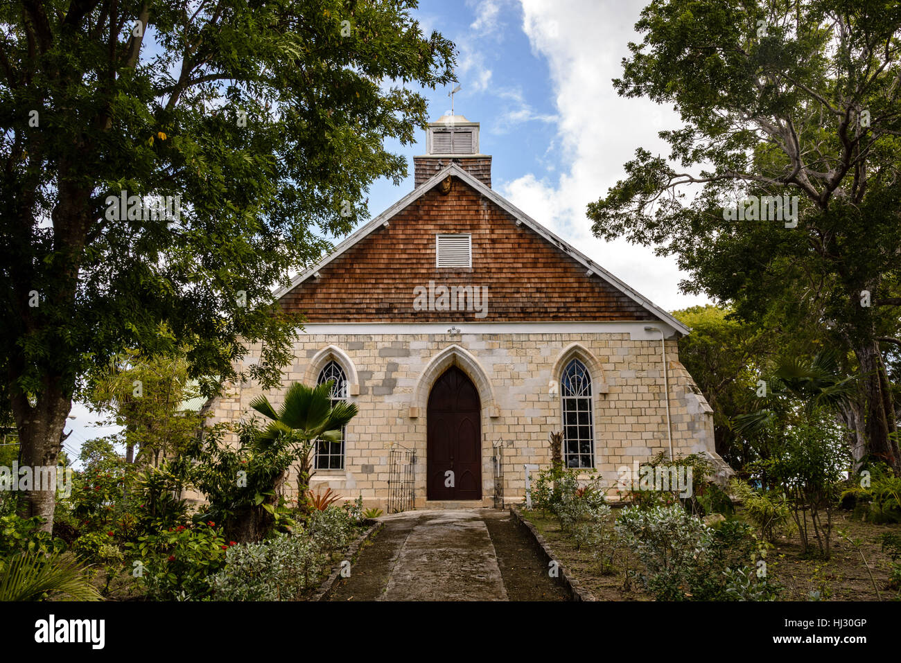 St. Philip's Anglican Episcopal Church, St. Philip, Antigua Stock Photo
