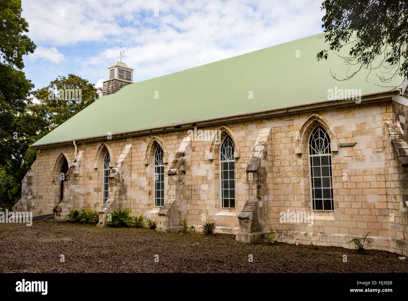 St. Philip's Anglican Episcopal Church, St. Philip, Antigua Stock Photo
