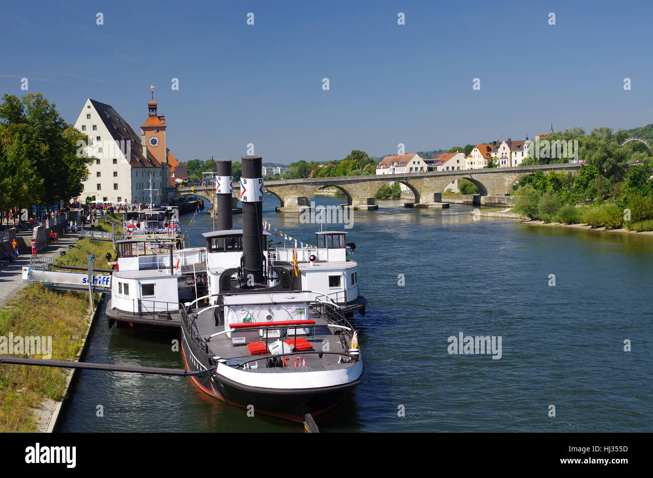 regensburg unesco world heritage city Stock Photo Alamy