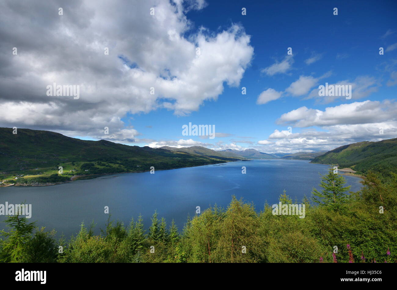 hill, mountains, scotland, salt water, sea, ocean, water, scenery, countryside, Stock Photo