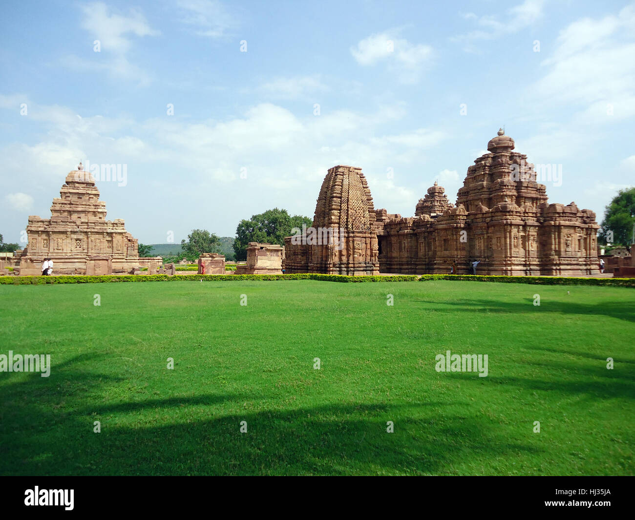 Pattadakallu an old historical monument located the state of Karnataka India Stock Photo