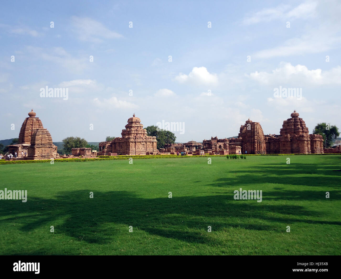 Pattadakallu an old historical monument located the state of Karnataka India Stock Photo