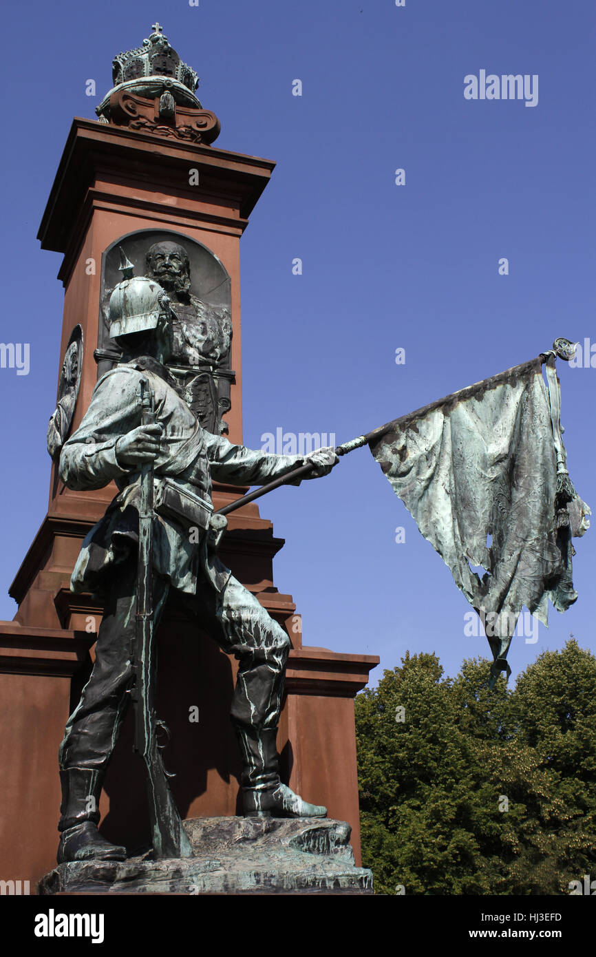 kriegerdenkmal kaiserplatz,bad pyrmont Stock Photo