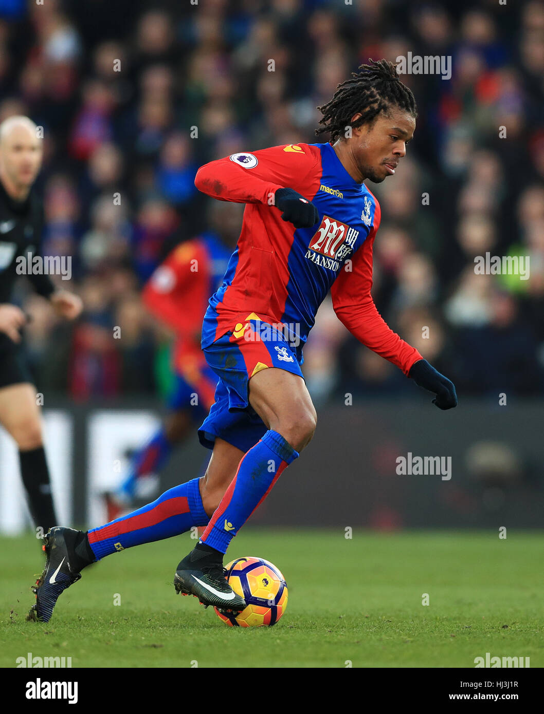 Crystal Palace's Loic Remy during the Premier League match at Selhurst ...