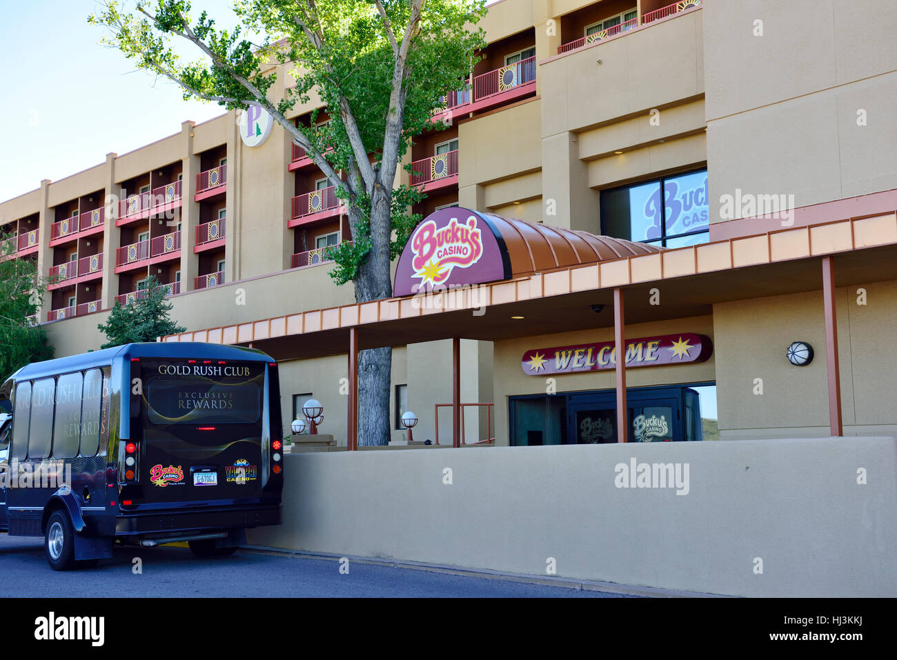 Bucky's Casino, Prescott, Arizona on Native American Indian reservation part of Prescott Resort & Conference Center Stock Photo