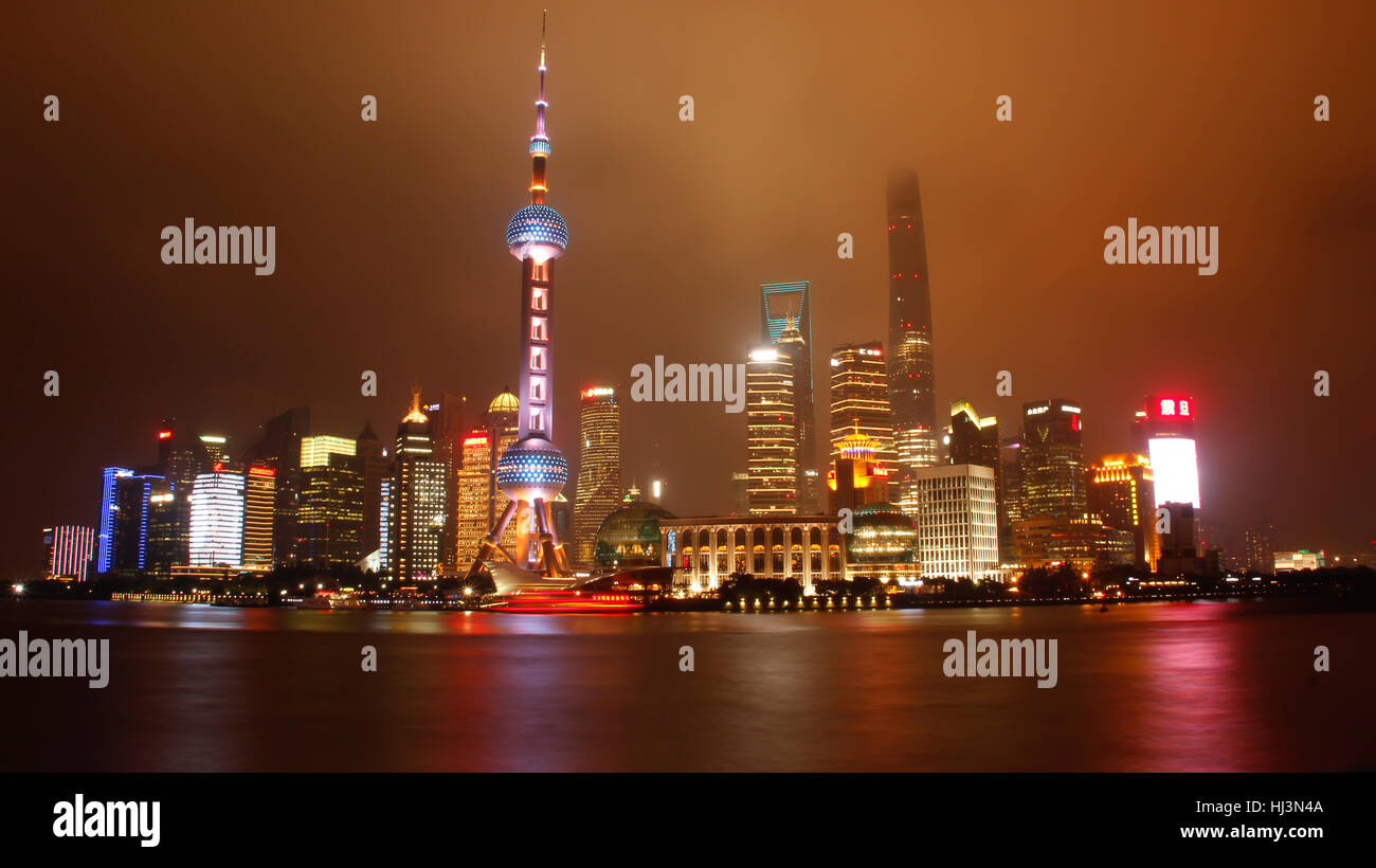 Shanghai Skyline Stock Photo