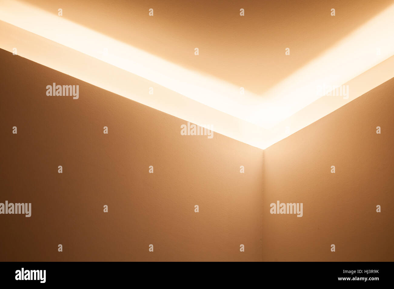 Abstract contemporary architecture background, design of room corner ...