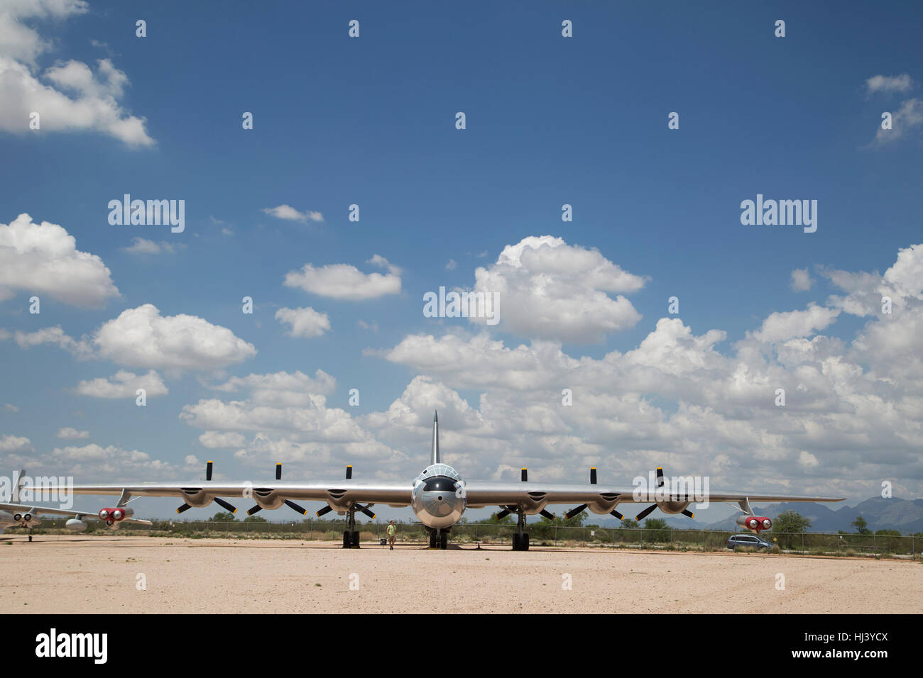 Convair B-36 Peacemaker strategic bomber (1947 - 1959) 'City of Fort Worth' on display at Pima Air & Space Museum Stock Photo