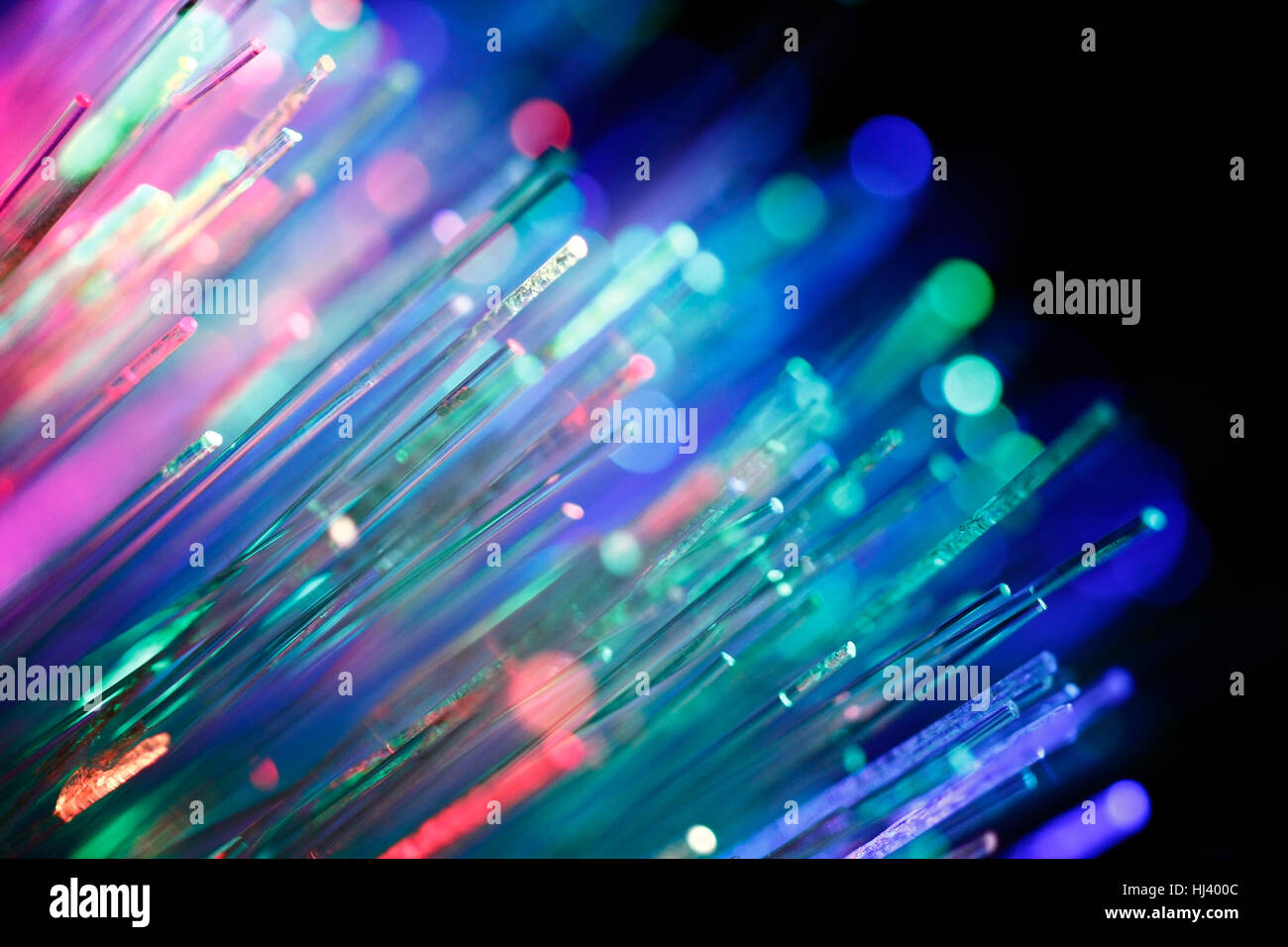 defocused abstract background of fiber optic cables Stock Photo Alamy