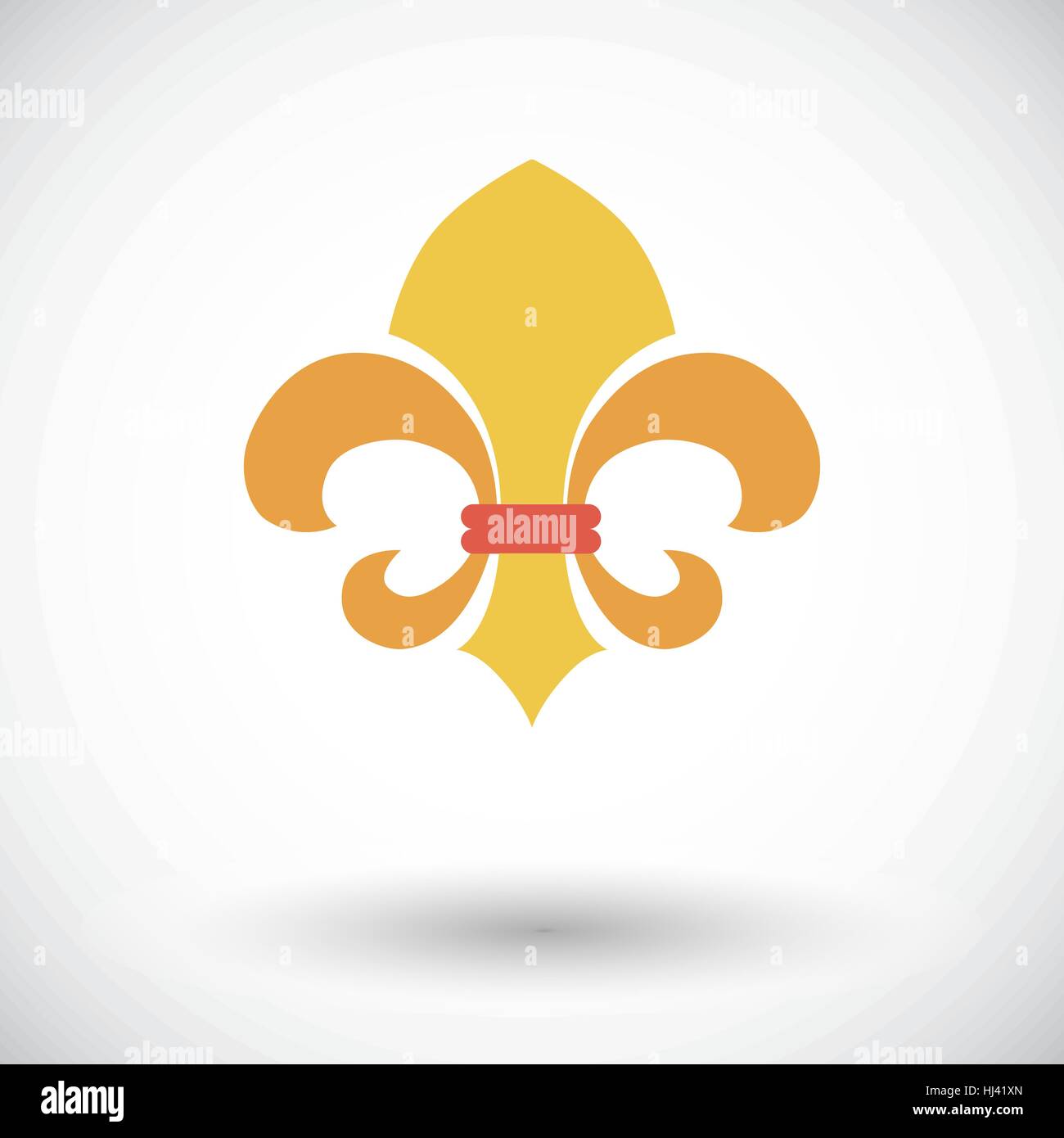 Fleur. Flat vector icon for mobile and web applications. Vector illustration. Stock Vector
