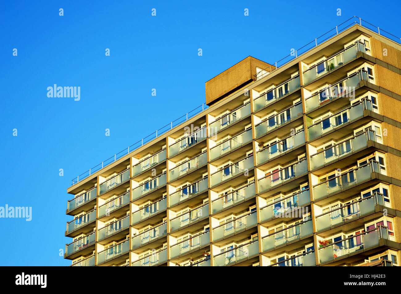 A  residential high rise tower block in the city centre of Southampton in 2017, Southampton, UK Stock Photo