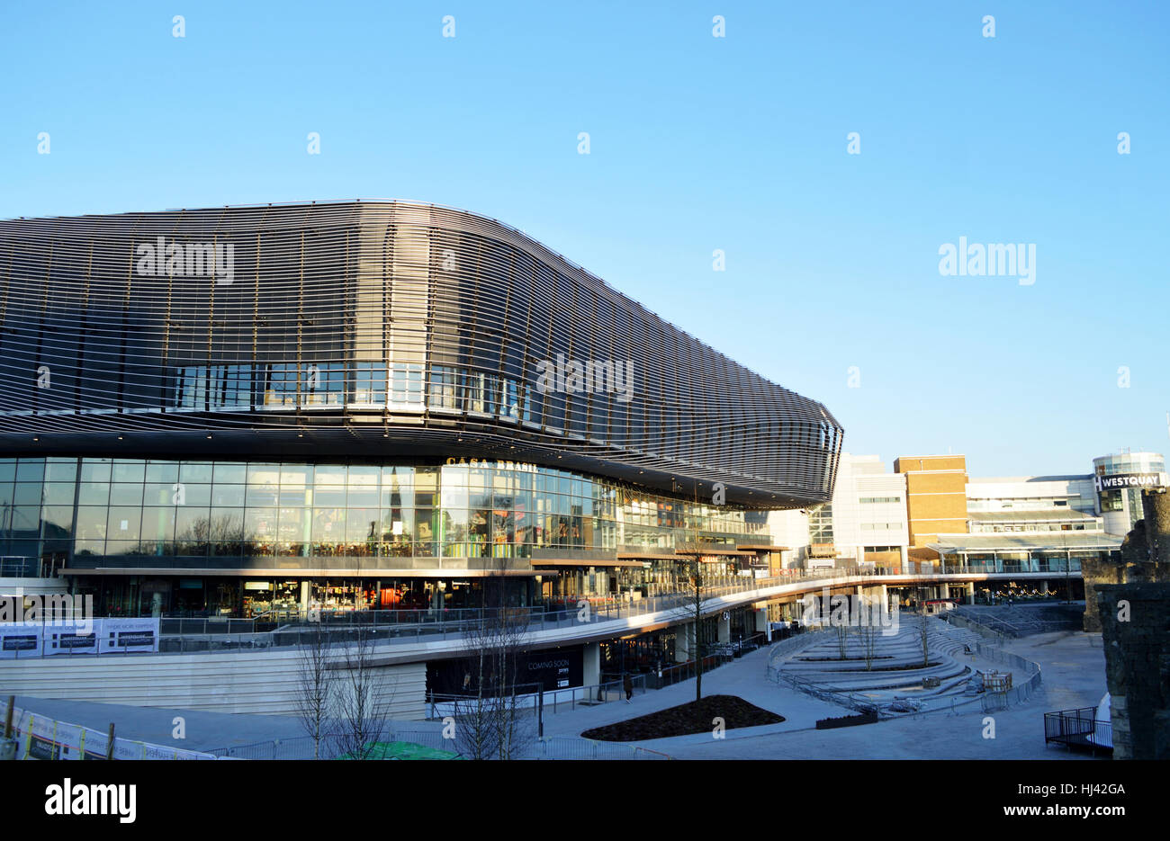 Westquay two leisure and dining complex in Southampton, Hamsphire, UK taken in 2017 Stock Photo