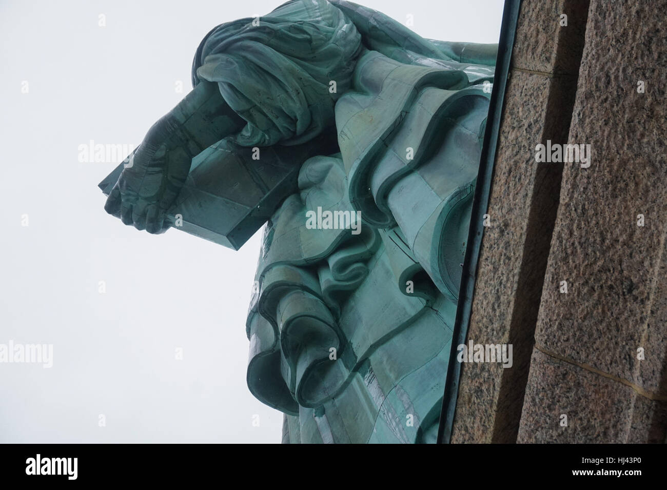 View of the Statue of Liberty from the pedestal, Liberty Island, New