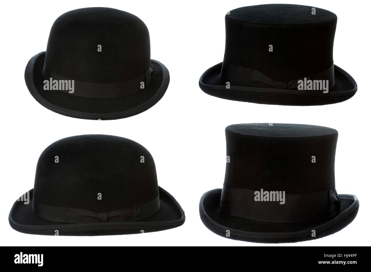 Black bowler hat hi-res stock photography and images - Alamy