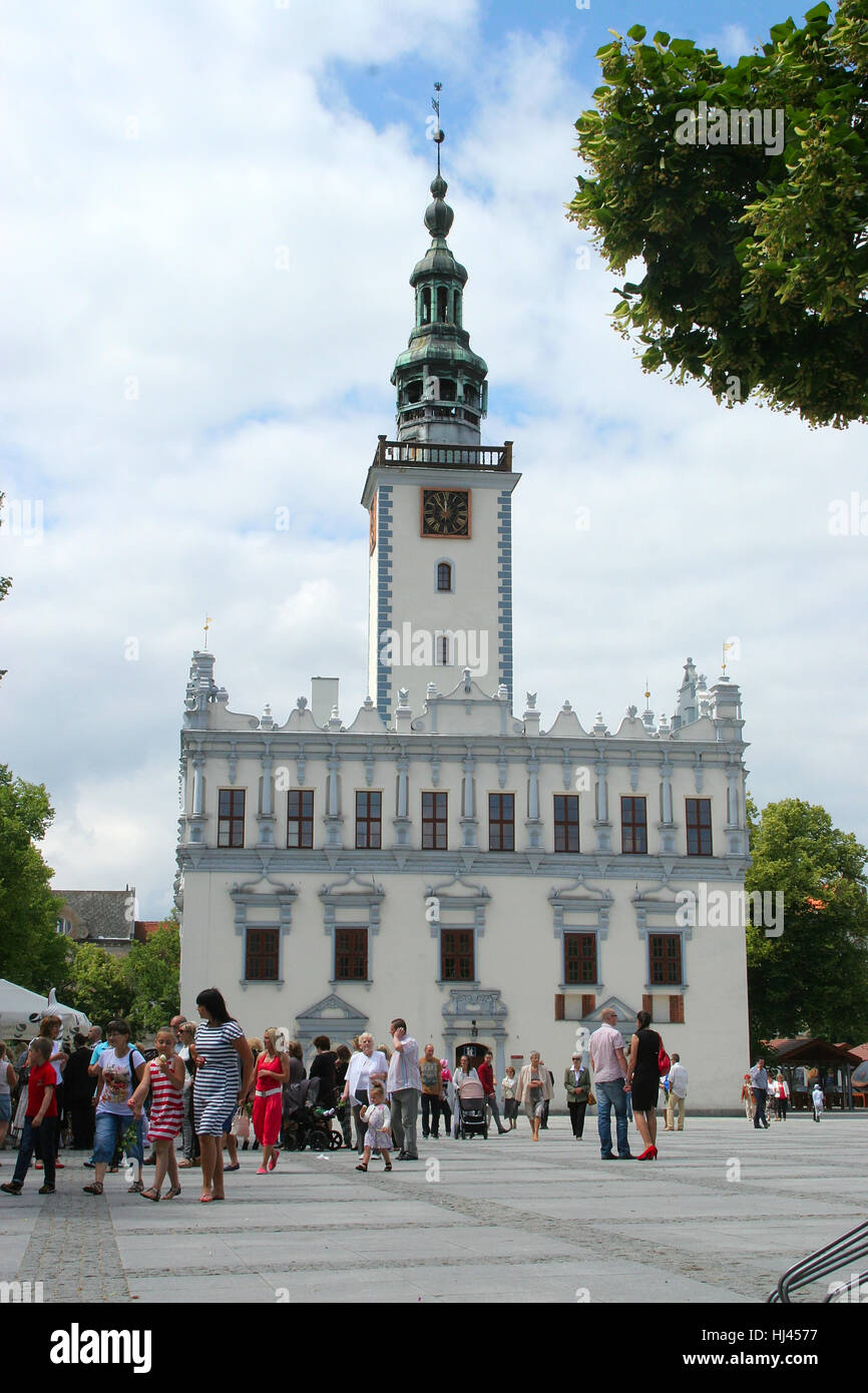 Town hall in Chełmno, Poland Stock Photo