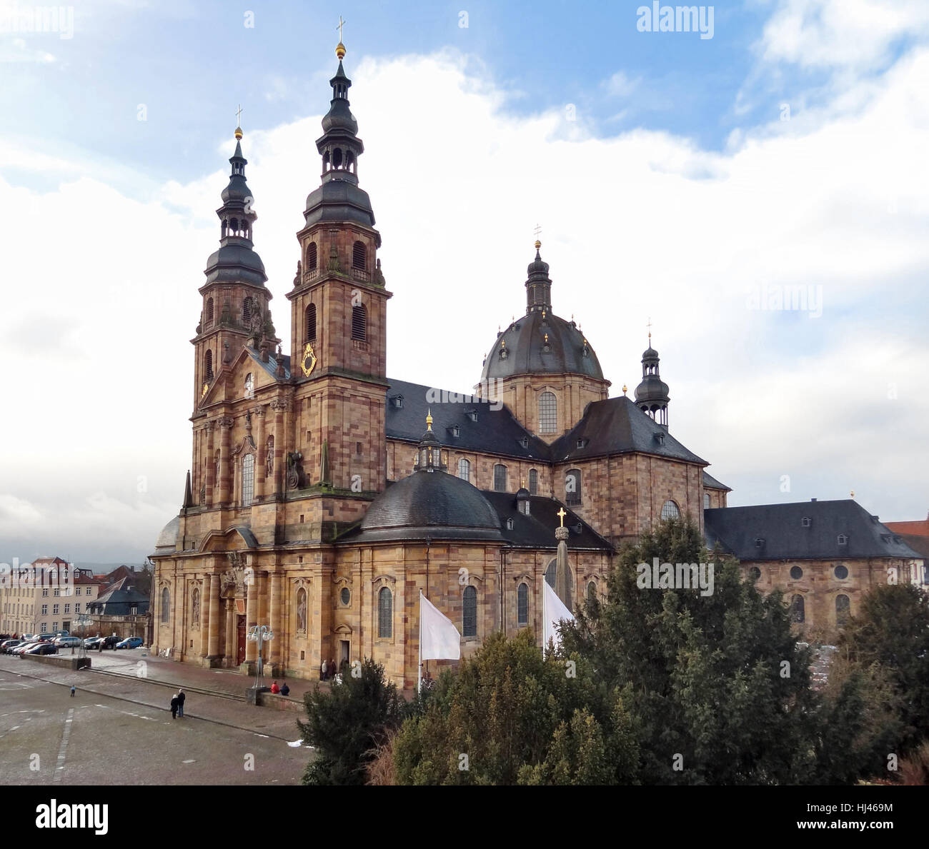 the Fulda Cathedral in Fulda, a city in Hesse, germany Stock Photo Alamy