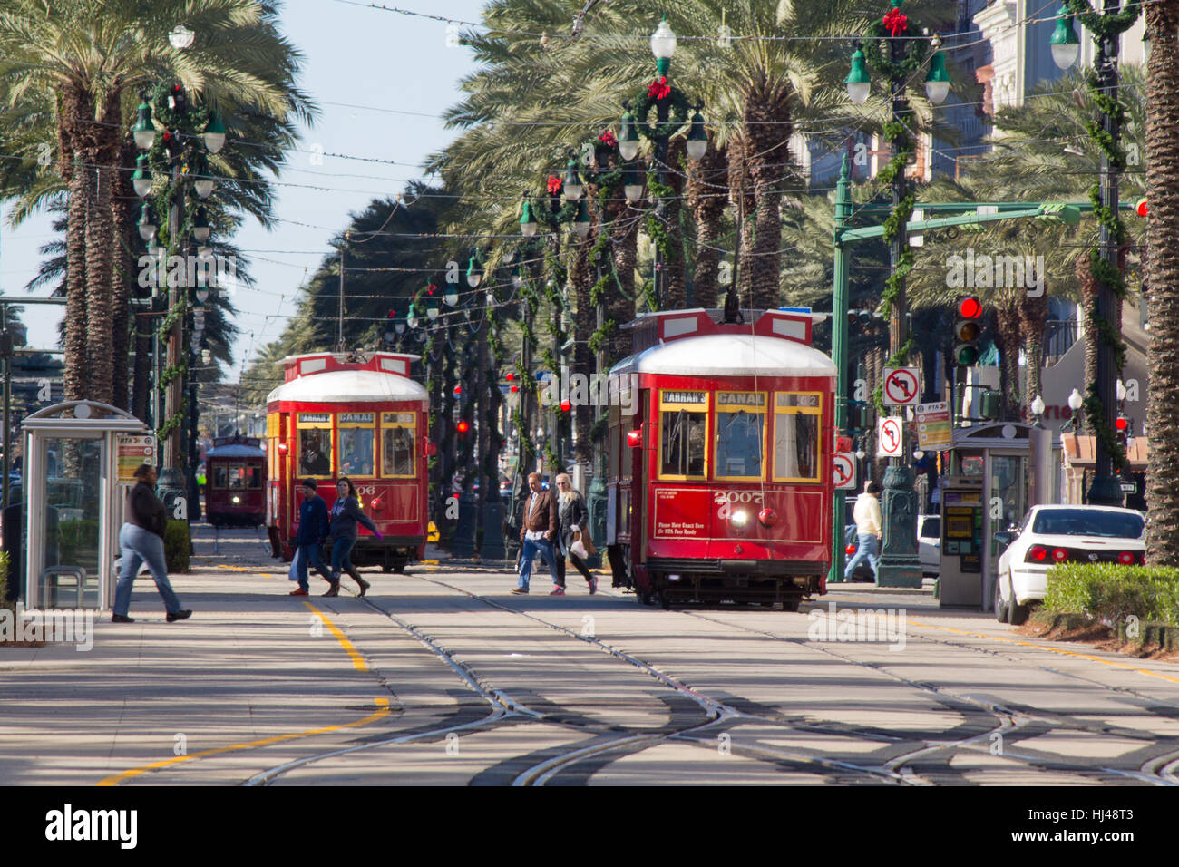 Pedestrians and Street Cars Stock Photo - Alamy