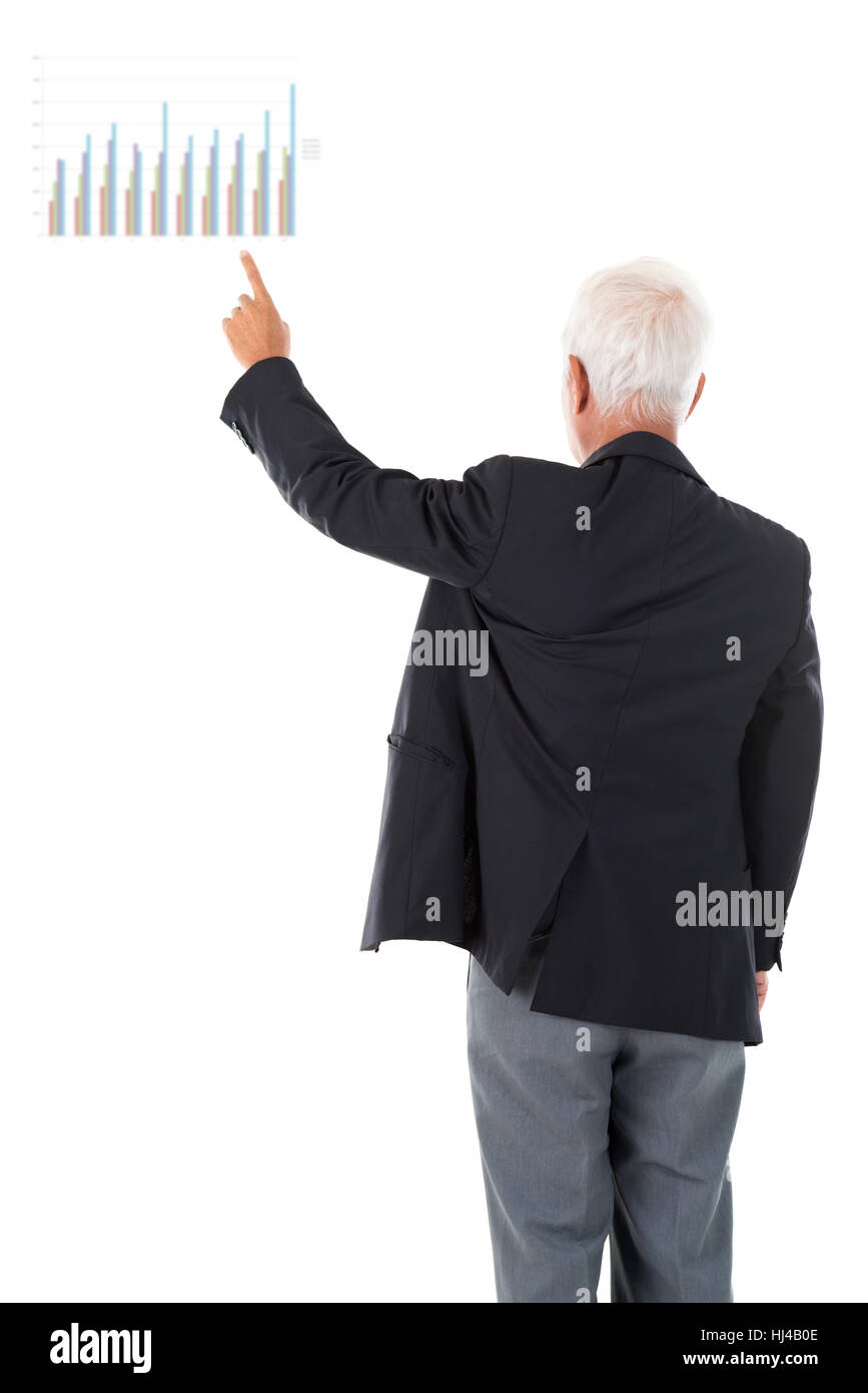 Human hand pointing finger growing Cut Out Stock Images & Pictures - Alamy