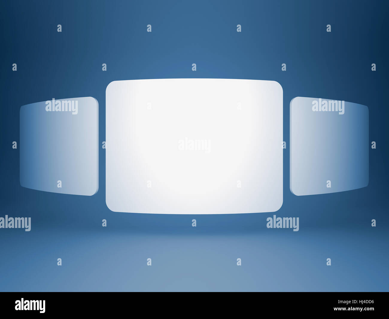 blue, art, space, modern, modernity, room, interior, blank, european ...