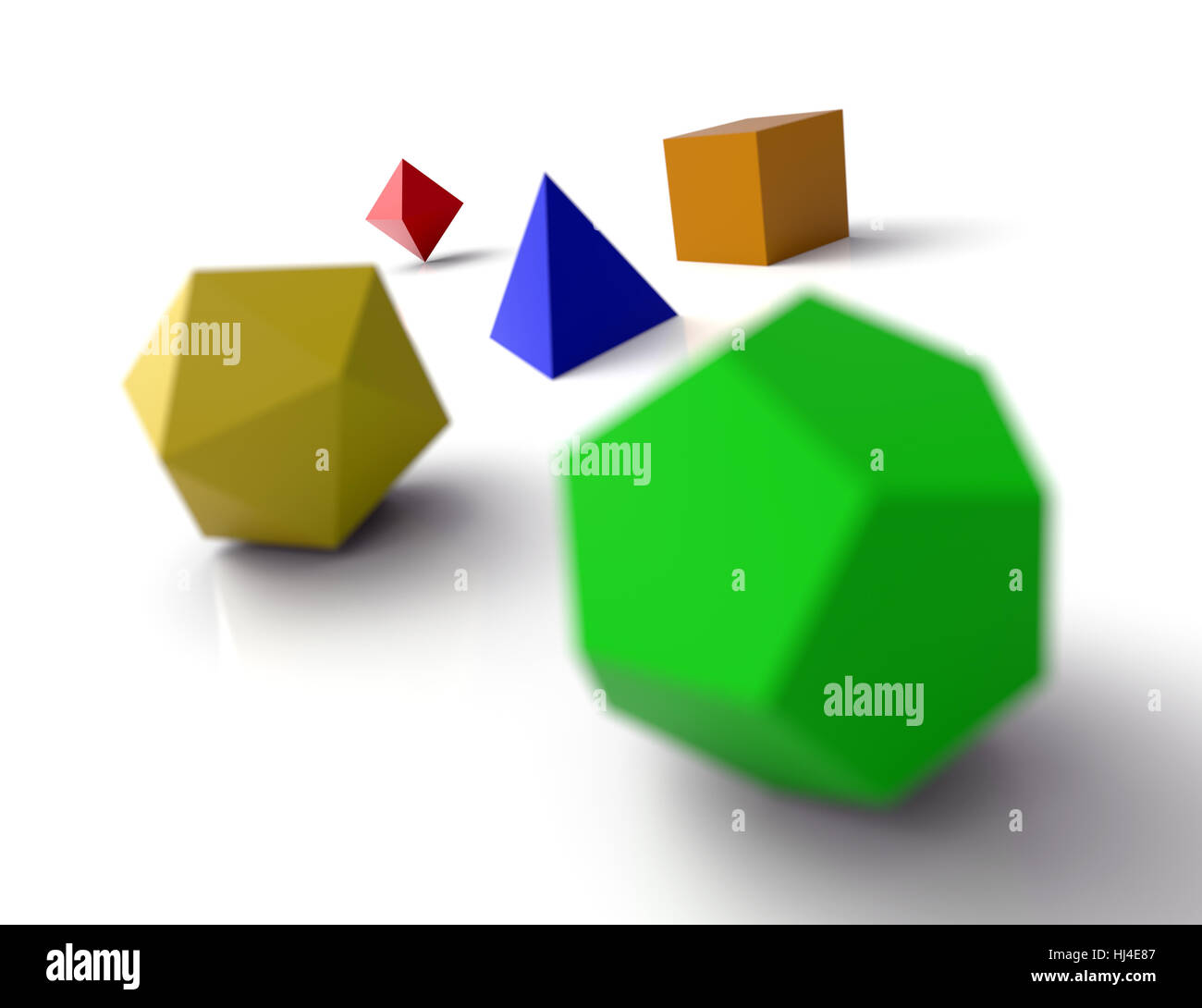 Platonic solids hi-res stock photography and images - Alamy