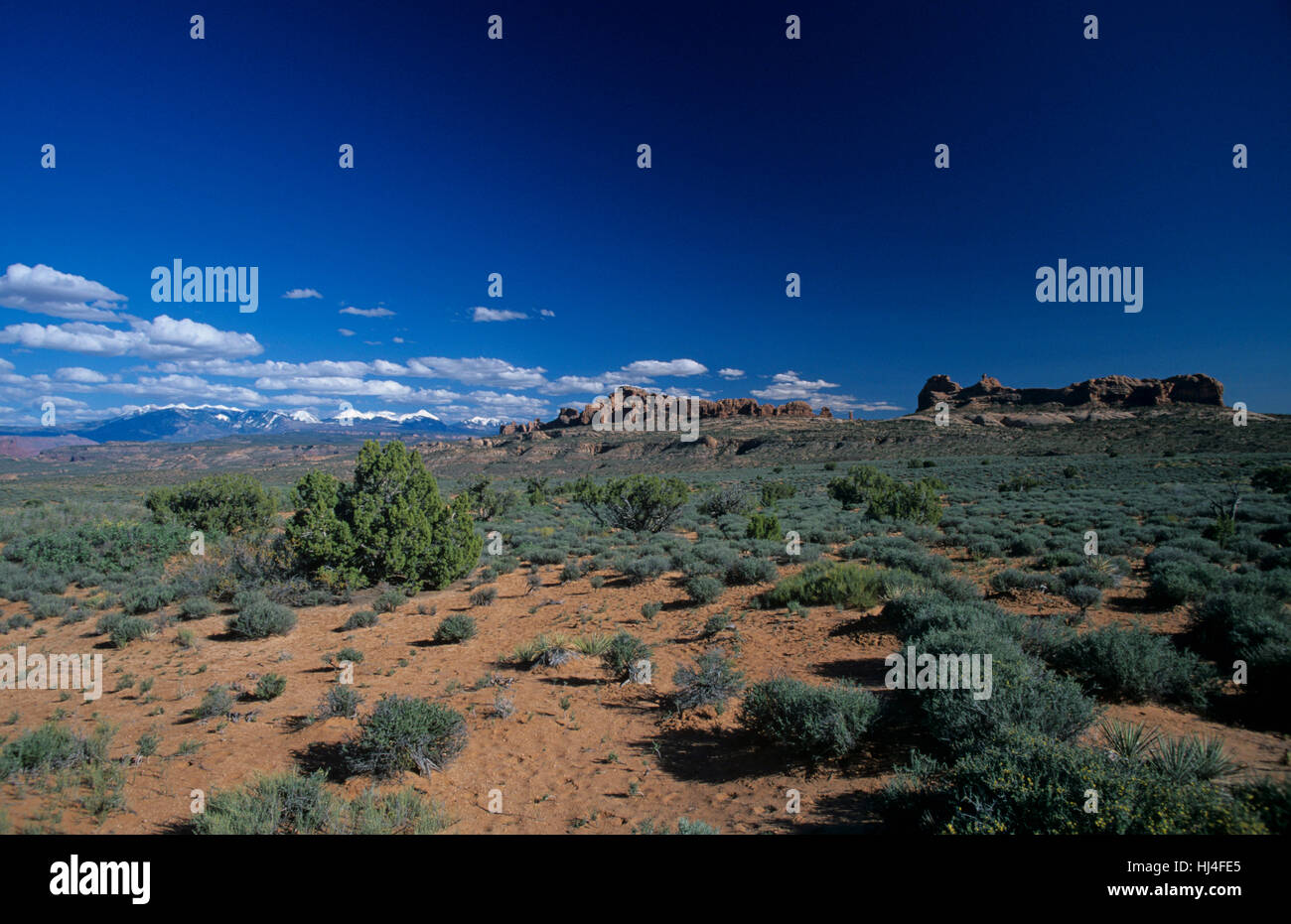Wideness, USA, Utah, Moab, Arches Nationalpark Stock Photo