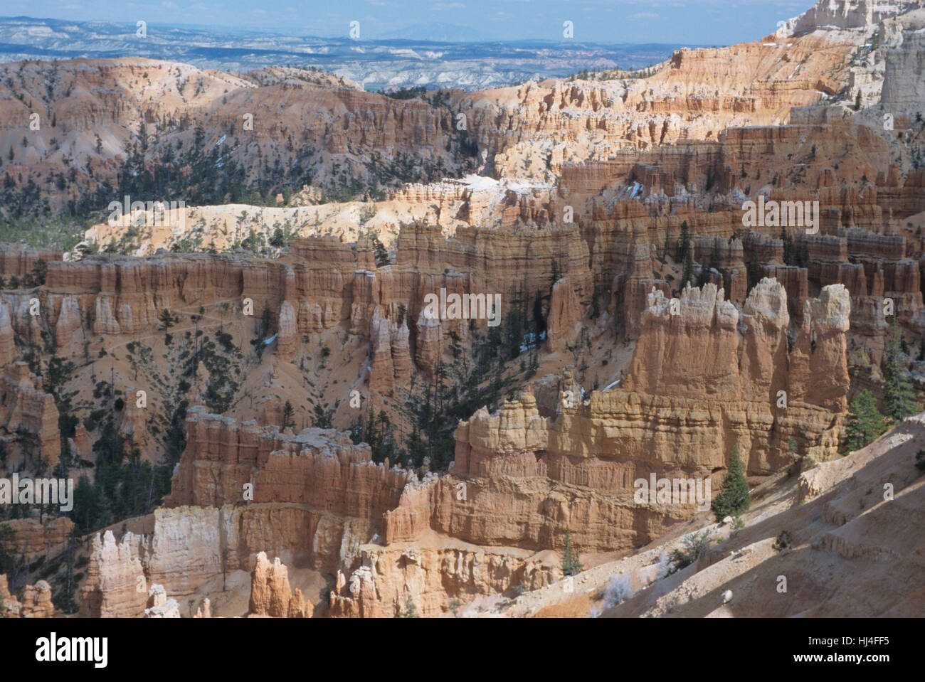 Rock face in Bryce Canyon National Park, USA, Utah Stock Photo