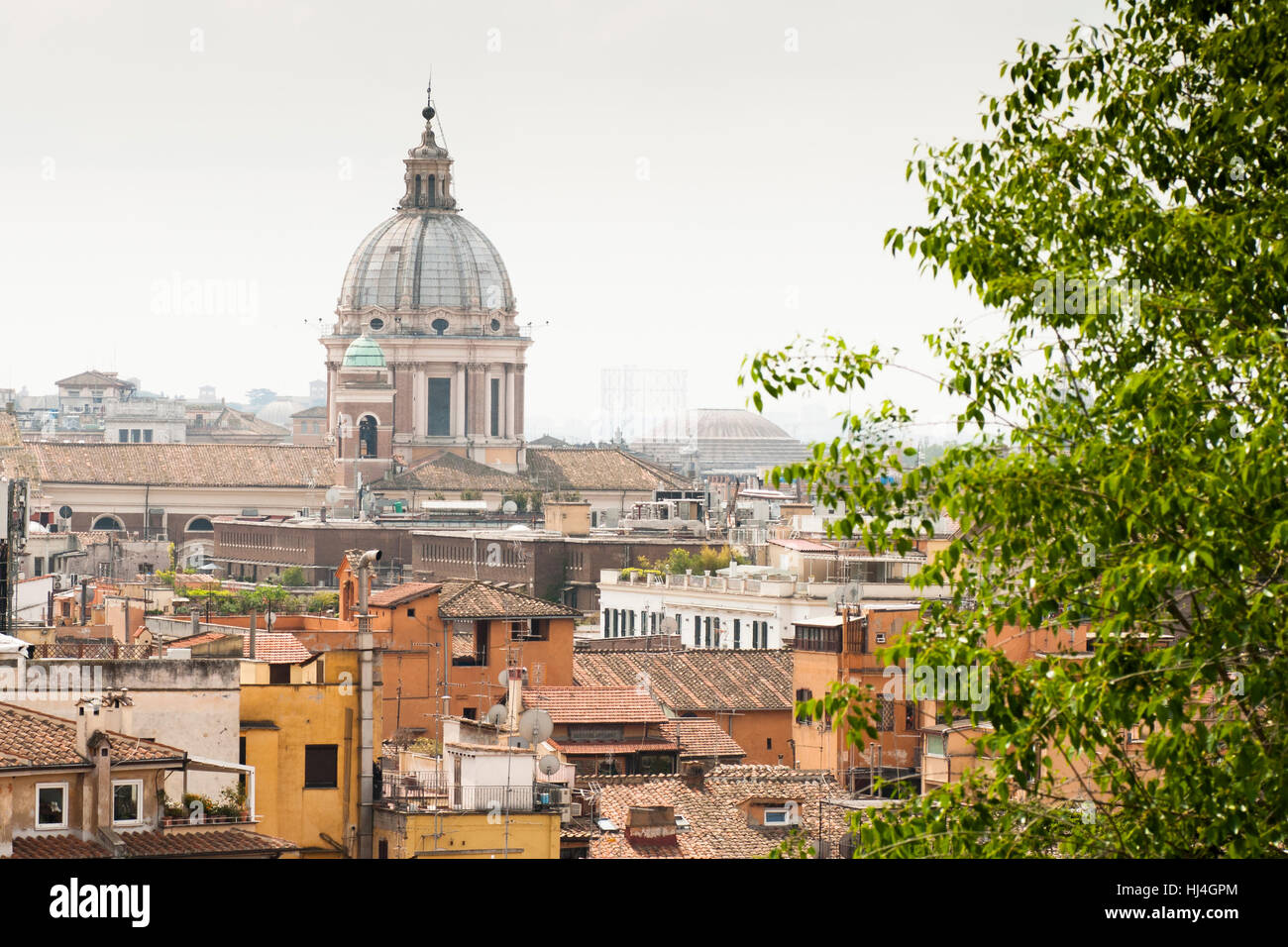 view of Rome from above Stock Photo