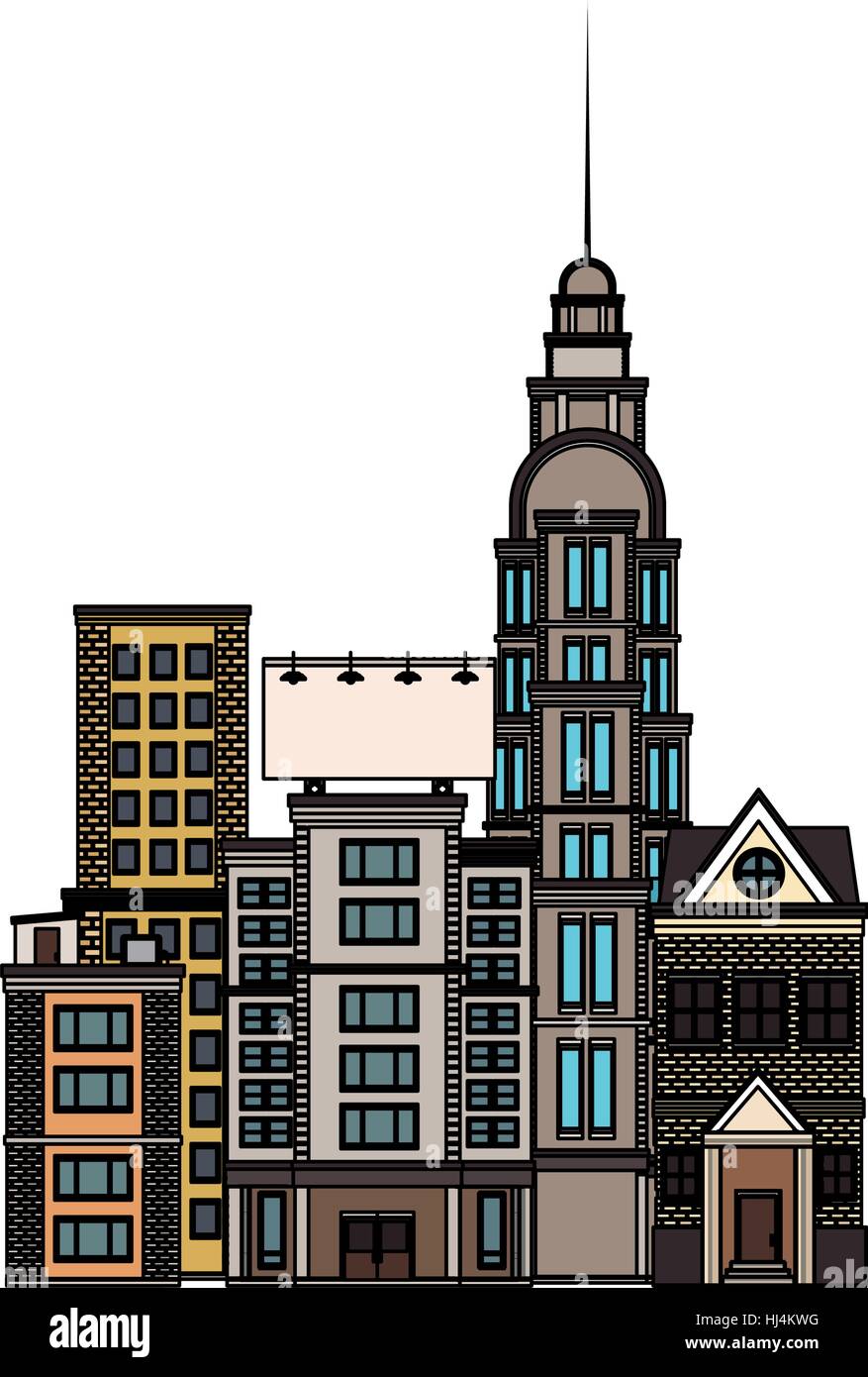 city with buildings Stock Vector Image & Art - Alamy