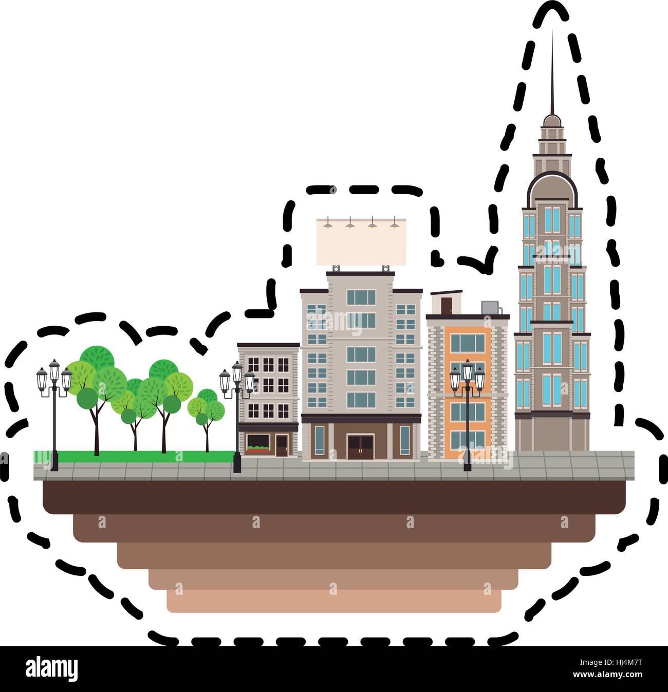 city with buildings Stock Vector Image & Art - Alamy
