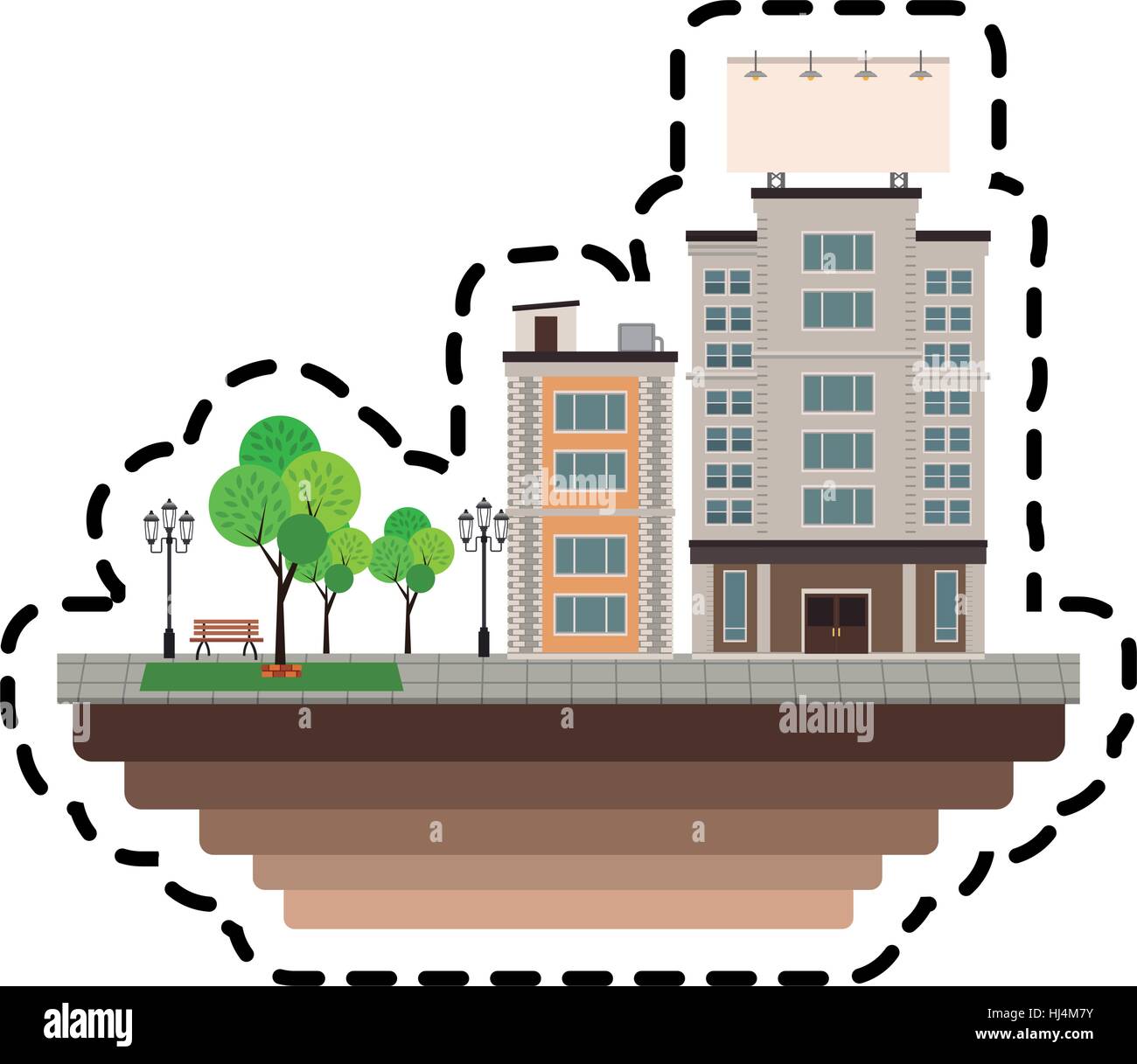 city with buildings Stock Vector Image & Art - Alamy