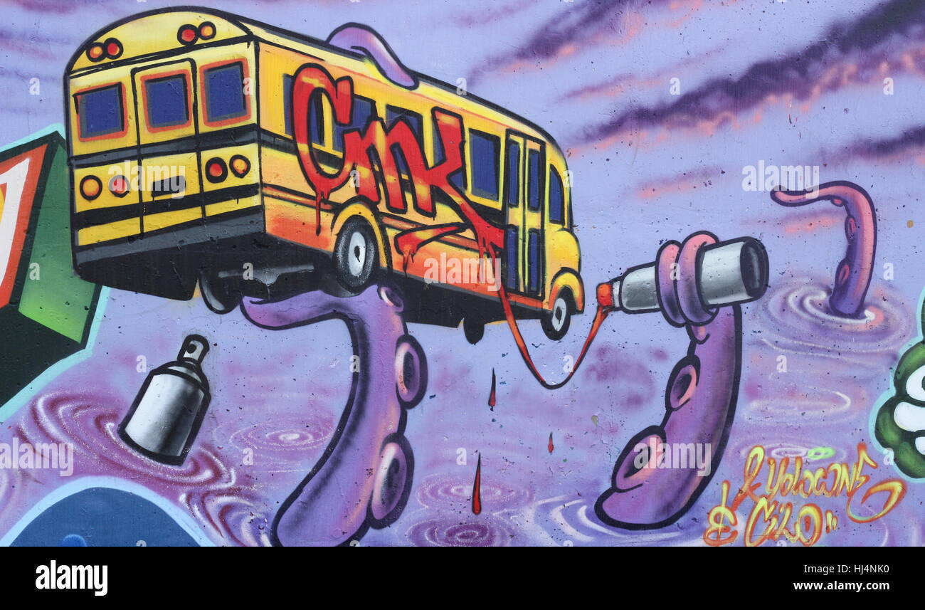 Graffiti school hi-res stock photography and images - Alamy
