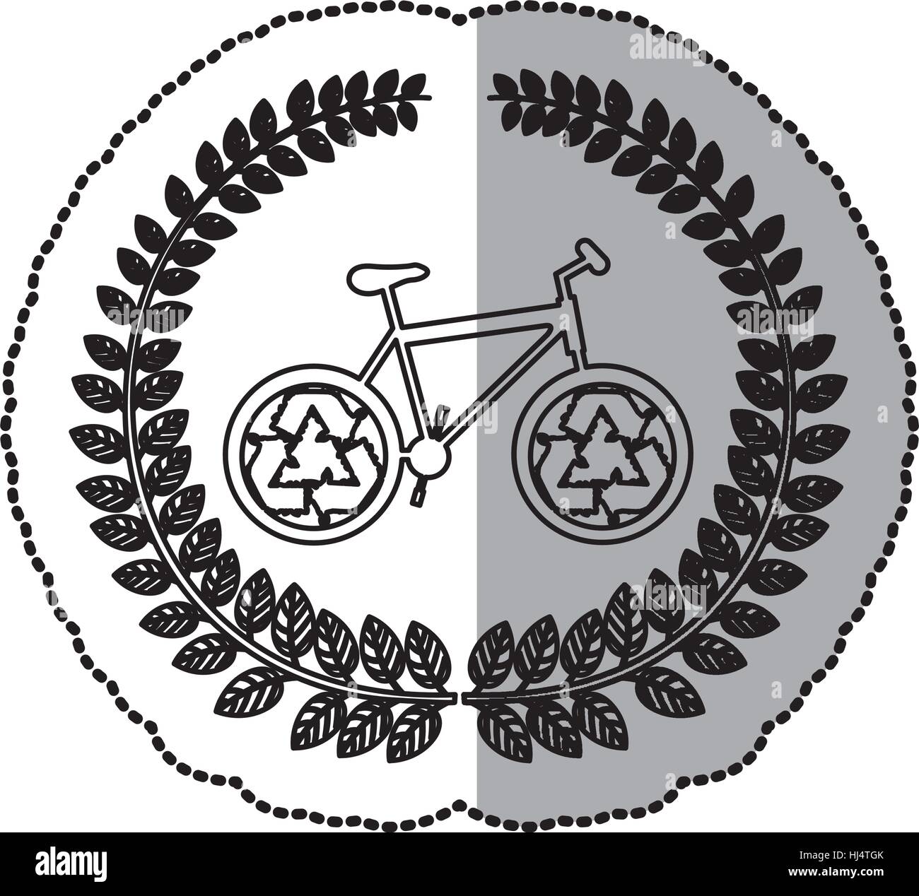Think bike Stock Vector Images - Alamy