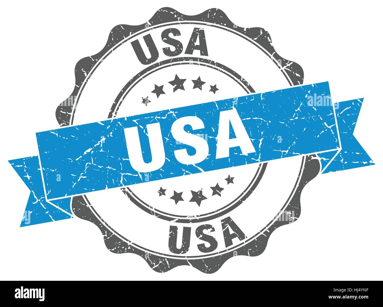 usa round ribbon seal Stock Vector Image & Art - Alamy