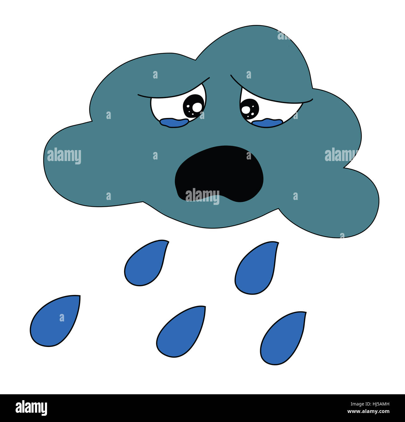 Rain shower Icon for Weather forecast Stock Photo Alamy