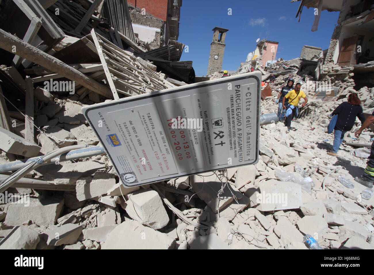Amatrice rescue hi-res stock photography and images - Alamy