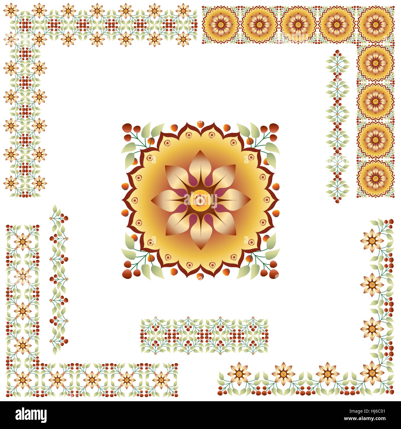 Oriental Border High Resolution Stock Photography and Images - Alamy